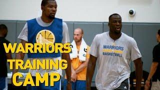 New Look Warriors Put in WORK at Training Camp!