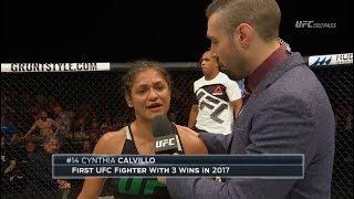 Fight Night Glasgow: Cynthia Calvillo Octagon Interview