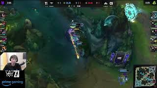 Doublelift Reacts to Keria's Insane Play Against C9