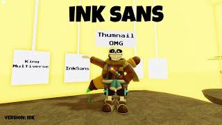 Ink Sans speedbuild | Obby Creator | (Roblox)