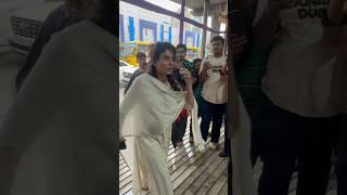 Sara Arfeen Khan at Mannara Chopra’s Father Uthala Ceremony Of Lt Raman Rai Handa