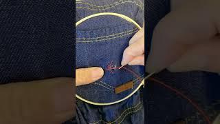 Tips Sewing Hacks embroidery hacks to repair broken clothes #embroidery #fix #sewing #shorts #hacks