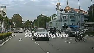 19jun2025  victoria street & jalan sultan cyclist fail to conform to red light signal & get hit