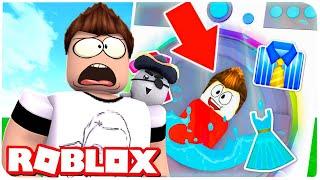 Roblox - ПОСТИРАЛ ТРУСЫ С ЧУЖИМ РЕБЁНКОМ! (Laundry Simulator) | Альберт Геймс