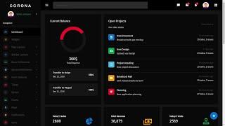 Dark Admin Template | Bootstrap 5