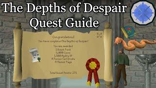 The Depths of Despair OSRS Quest Guide!