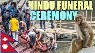 Hindu Cremation Funeral Ceremony at Pashupatinath Temple, Kathmandu (Nepal Travel Vlog)