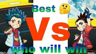 Valt vs Aiger  POWERFUL RIVAL || Beyblade burst rival || Hero GamerZ