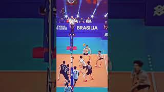 Wait for the last one  super spike  volleyball spiking  #shorts #volleyball #volley #spike