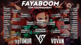 FINAL TOURNAMENT | teoTIMUR vs VOVAN IPAD 90 FPS