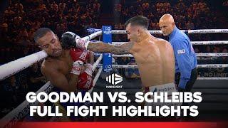 Sam Goodman vs Mark Schleibs - Full Fight Highlights  I Main Event I Fox Sports Australia