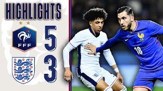 Young Lions Defeated in Eight-Goal Thriller | France U21 5-3 England U21 | Highlights