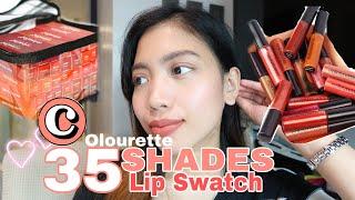 COLOURETTE COLOURTINTS LIP SWATCHES | 35 SHADES | BELLE MERTO