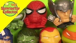  8 SUPERHERO SMASHEMS Avengers, Marvel, TMNT | Surprise Toy Collector - DisneyKidsFunToys