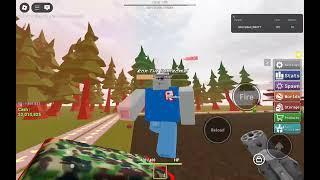 killing rox with only jimmys seven Shooter and with no armor | Beat The Robloxian  -  Roblox