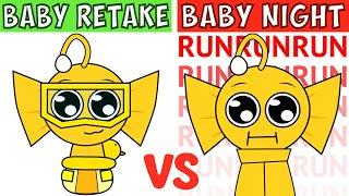 Incredibox Sprunki Retake BABIES BONUS Normal VS Night