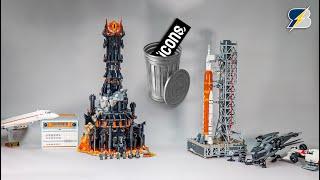 LOTR Barad-dûr & NASA Artemis SLS, and why the LEGO Icons theme should be discontinued