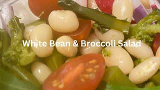 WhiteBean & Broccoli Salad #heartysalads #inexpensive  #casouthernbelle