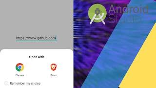 how to open url using intent on android | Open url by Clicking on Button