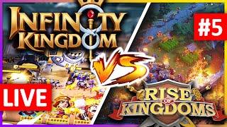 Infinity Kingdom VS Rise of Kingdoms: Ark of Osiris Mode? #5  LIVE!