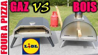 LIDL four à pizza à gaz vs bois GRILLMEISTER 4000w 400°c type Ooni Koda 12 pour 80€ !