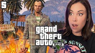 BURN IT TO THE GROUND!!! | GTA V First Playthrough [5]