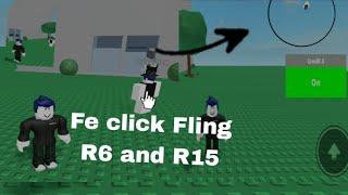 Roblox Fe Script Showcase| Fe click fling |Fluxus - Hydrogen - Delta - Arceus x