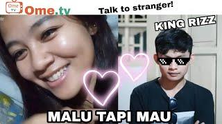 Ome TV Rizz EDIT Transisi pintu!! CEWEK MANIS BEKASI MALU MALU TAPI MAU SAMA JEKI