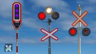 ANIMATED RAILWAY SIGNAL / RAILWAY CROSSING