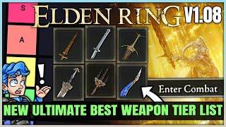 The MOST POWERFUL Weapons Tier List - Best Str Dex Int Faith & Arcane Weapon in 1.09 Elden Ring!