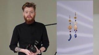 Урок по предметной съемке (ювелирные изделия) с насадками  Profoto Spot Small; Profoto Fresnel Small