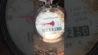 Domestic Water meter on