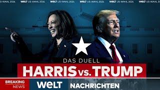 WAHL IN DEN USA 2024: Die Nacht der Entscheidung! Kamala Harris gegen Donald Trump | WELT STREAM