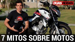 7 MITOS SOBRE MOTOS: CURVA, FRENAGEM, GASOLINA, CAPACETE...