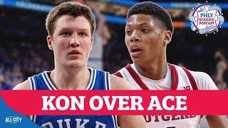 Draft expert Sam Vecenie on Ace Bailey’s Sixers fit & why he’d draft Kon Knueppel