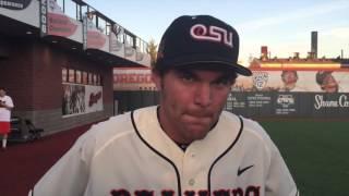 Oregon State outfielder Jack Anderson discusses game-winning hit vs. Washington