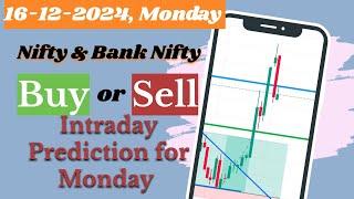 Nifty and Bank Nifty Intraday Analysis|16 December 2024| Malayalam