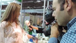 TV Interview Haber Turk with Jennifer Sebnem Schäfer about IVA NATURA Black Face Mask