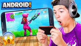 *NEW* FORTNITE Android Mobile Gameplay! (Fortnite: Battle Royale Android)