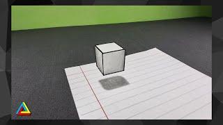 How to Draw 3D Cube illusion