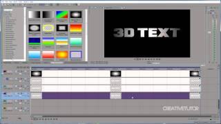 3D Text Intro in Sony Vegas (Tutorial)