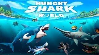 Hungry Shark World - All 34 Sharks Unlocked - SHIN Sharkjira & Toxic Sharks - Android / IOS