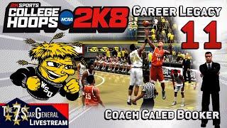 Caleb Booker Career Legacy | College Basketball 2K8 | Livestream 11