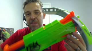 Nerf Zombie Strike Crossfire Bow Blaster Review | By @TekSushi
