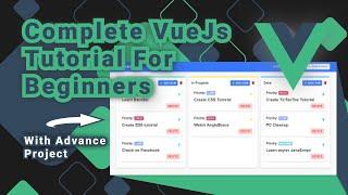 Vue JS For Beginners with ADVANCE PROJECT - 10 Delete Item