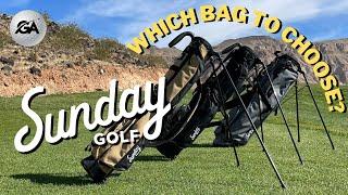 ALL The Sunday Golf Bags - Loma, Loma XL, & El Camino Review