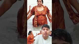 ganga snan new viral video  || reaction official vlogs #shorts #trending #youtubeshorts