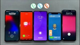 Huawei NY90 + iPhone 11 + Mi N10S + Sony Xperia 5 + Samsung A52 Incoming call, Snapchat, JusTalk