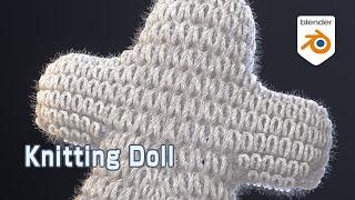 [Tut] Knitting Doll Animation - Blender Geometry Nodes 3.5