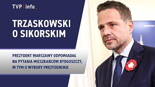 Rafał Trzaskowski o Radosławie Sikorskim, prawyborach w KO i wizji prezydentury